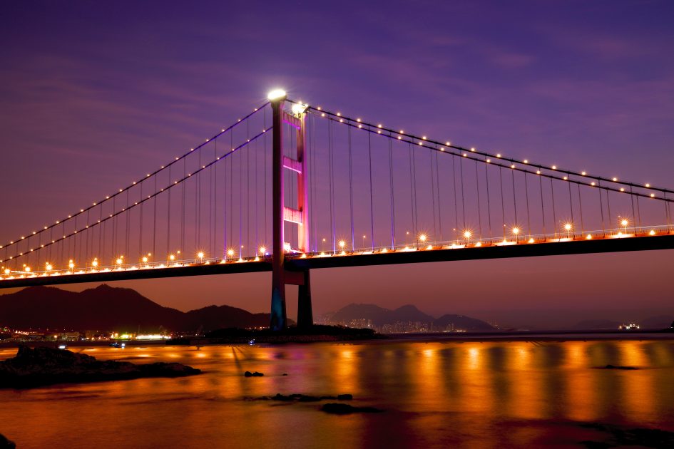 Hong Kong bridge