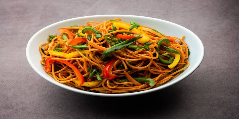 Representative stir fry noodles