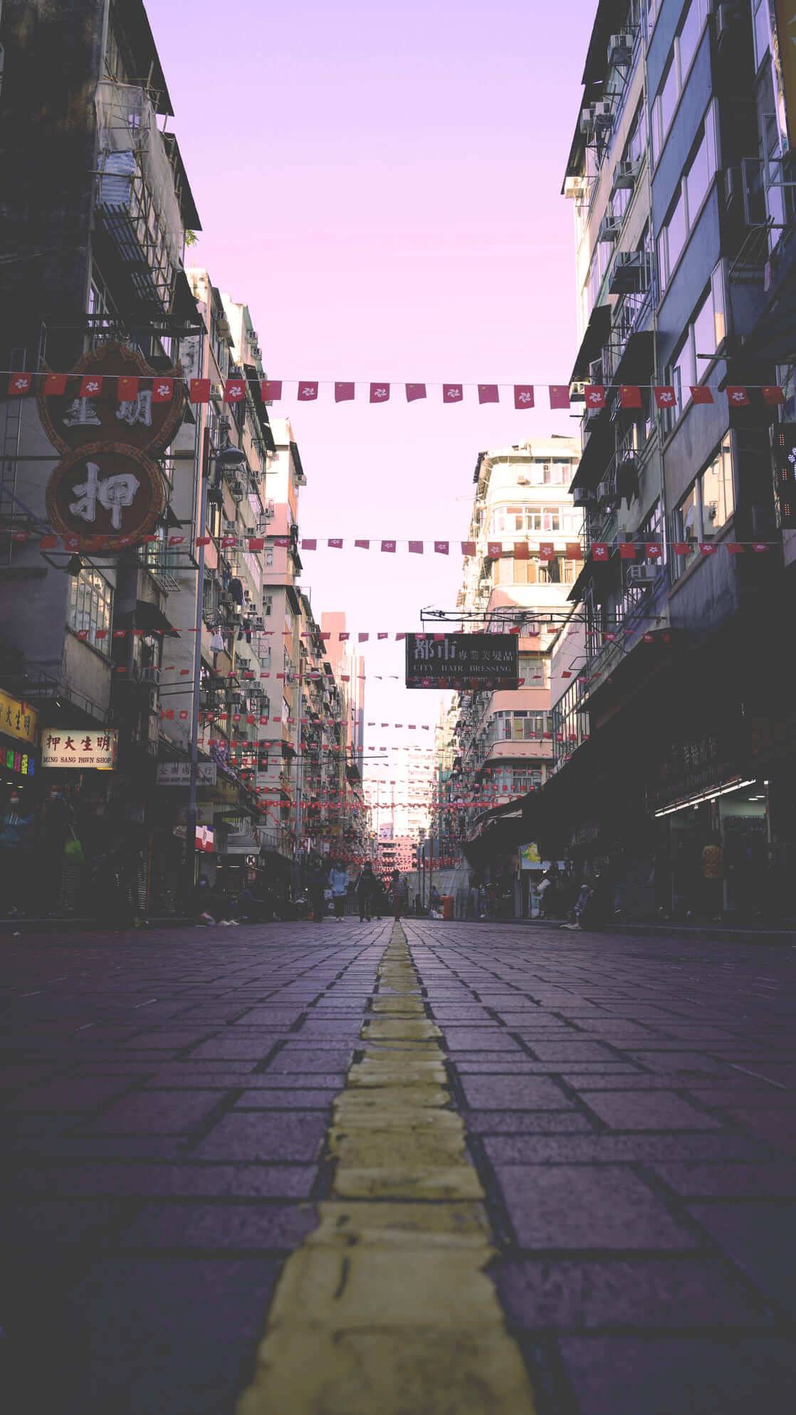 Hong Kong street view by Ajay Jakhi