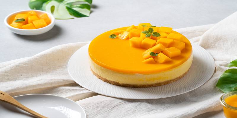 Mango cheesecake