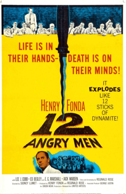 12 Angry Men directed by Sidney Lumet