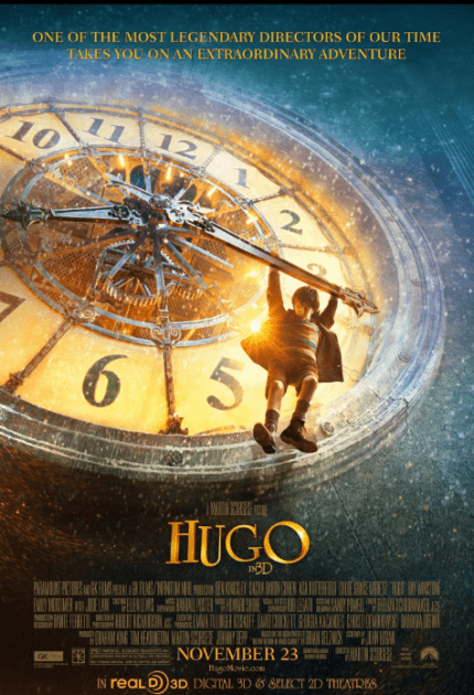Hugo directed by Martin Scorsese