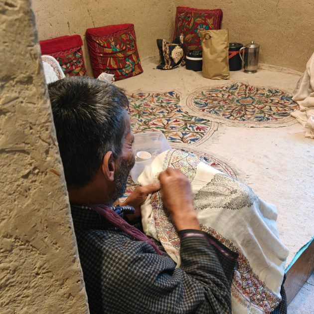 A local artisan at work