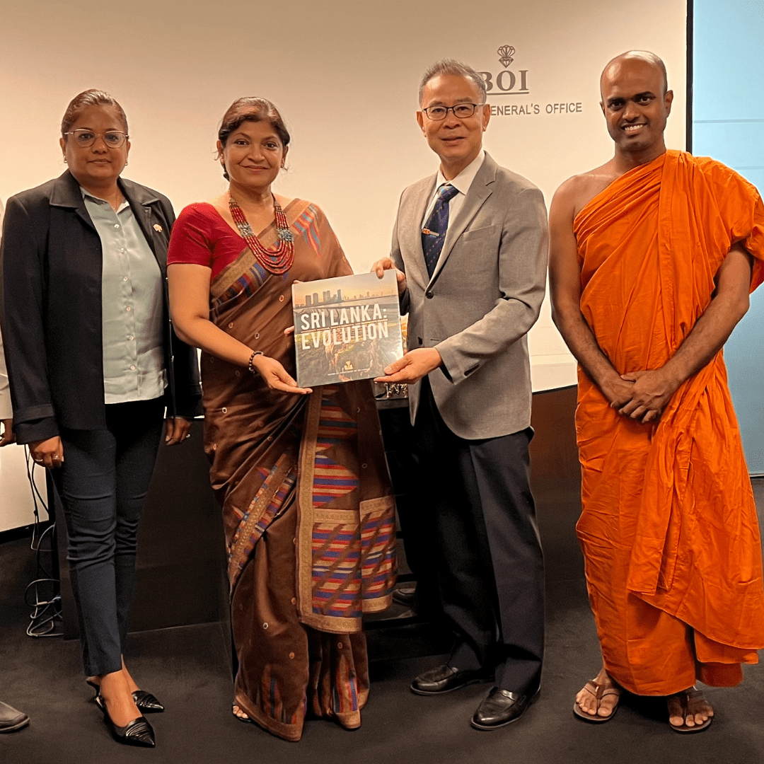 Meeting Ms Renuka Weerakone the Director General of the Board of Investment in Colombo